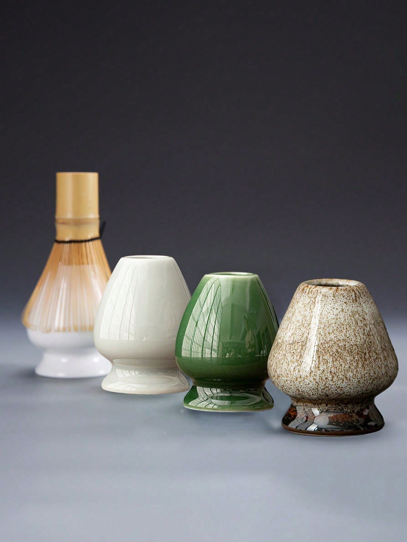 Bamboo Whisk Chasen - 1PCS Ceramica Matcha Tè Verde Chasen