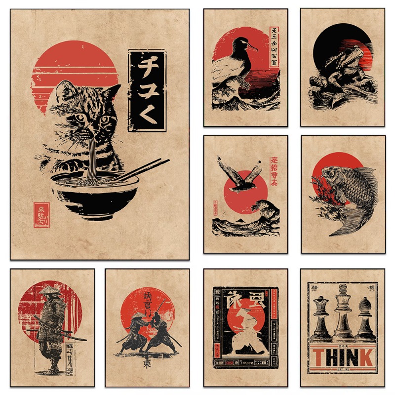 Poster Vintage Giapponese con  - Japanese Lifestyle Home recensione e prezzo