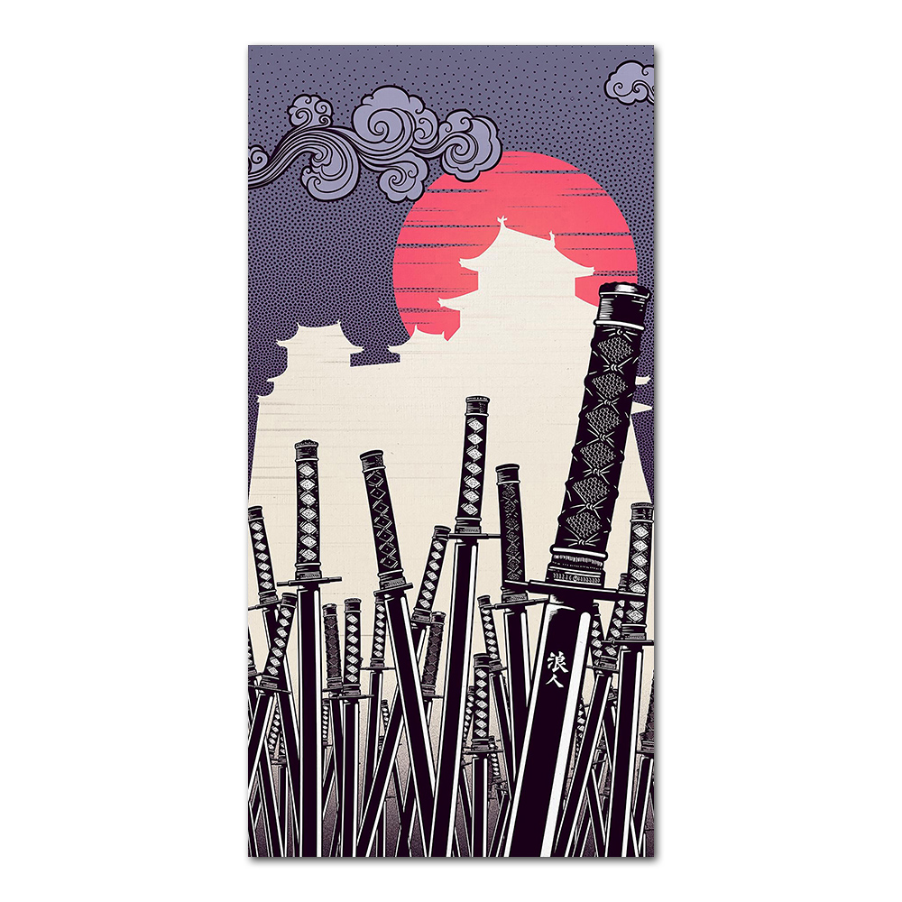 Katana giapponese tela pittura - Japanese Lifestyle Home recensione e prezzo