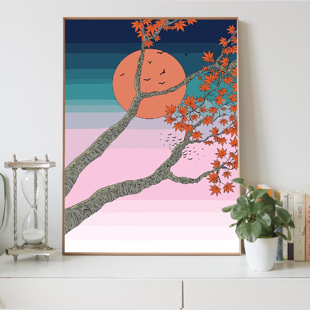 Paesaggio Montano in Stile Gia - Japanese Lifestyle Home recensione e prezzo