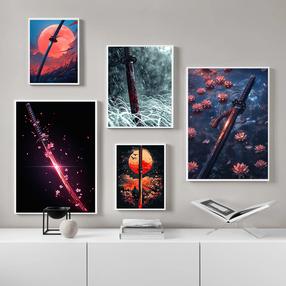 Classico poster di spada tradi - Japanese Lifestyle Home recensione e prezzo
